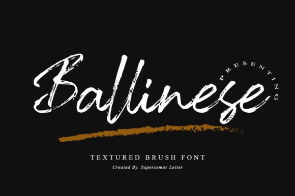 Ballinese Font: Futuristic Handwritten Style