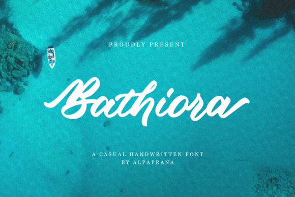 Bathiora: A Script Font with Quiet Elegance