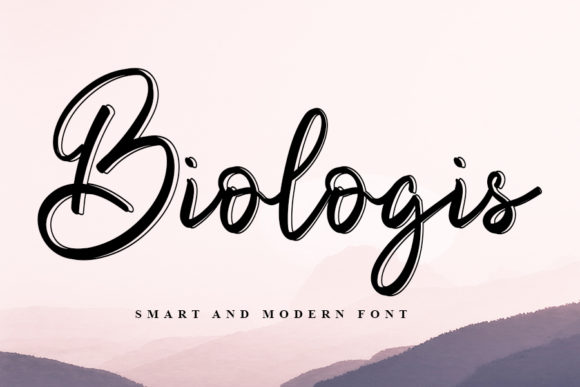 Biologis: A Handwritten Font for Creative Marketing