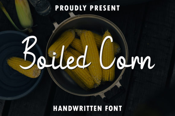 Boiled Corn Font: A Handwritten Typeface for Your Brand