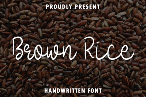 Brown Rice: A Handwritten Font for Creative Branding
