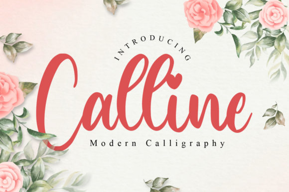 Calline: A Script Font for Elegant Design