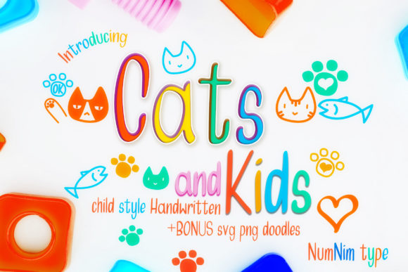 Cats and Kids Font: A Playful Typeface for Engaging Brand Content