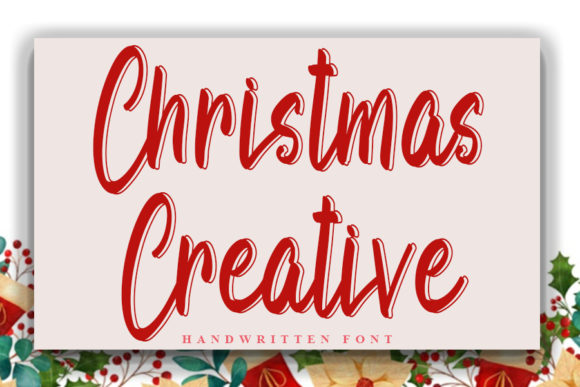 Christmas Creative: A Handwritten Font for Heartfelt Craft Projects