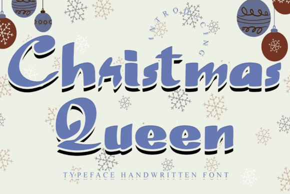 Christmas Queen Font for Web Design