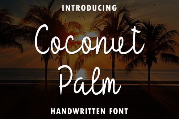 Coconut Palm: A Handwritten Typeface for Editorial Elegance