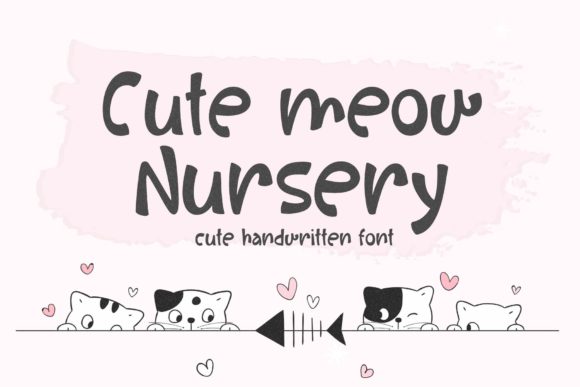 Cute Meow Nursery Font Review
