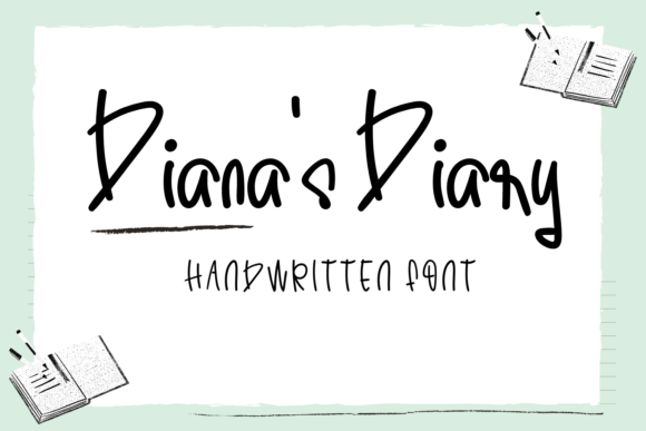 Diana’s Diary: A Friendly Handwritten Font