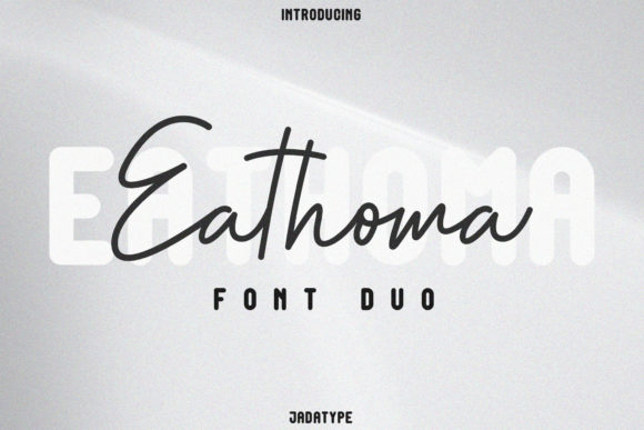 Eathoma Font: A Delicate Typeface for Editorial Elegance