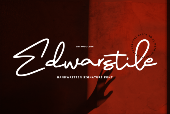 Edwarstile Signature: A Handwritten Font for Business Branding