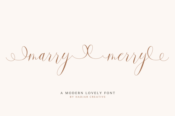 Marry Merry Font for Business