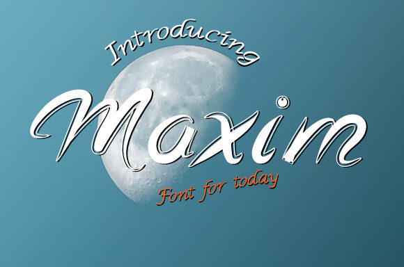 Maxims: A Handwritten Font for Creative Makers