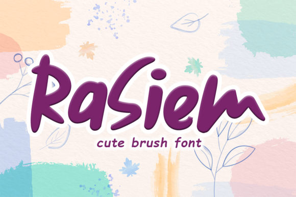Rasiem: A Handwritten Typeface for Editorial Charm