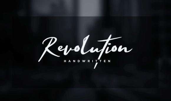 Revolution: A Bold Handwritten Font