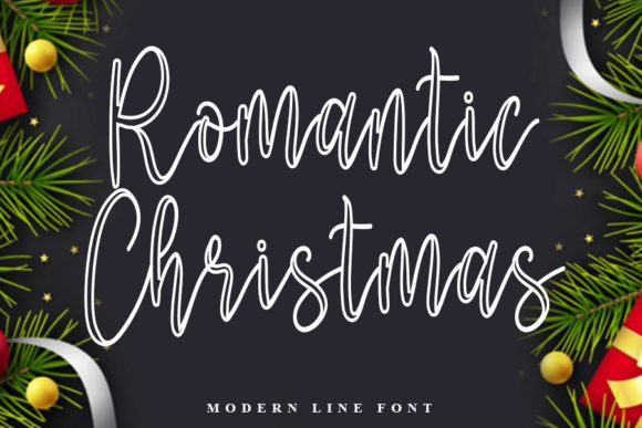 Romantic Christmas Font for Creative Campaigns
