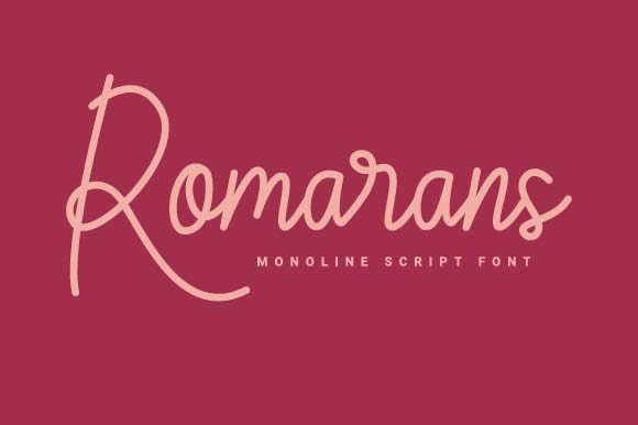 Romarans: A Handwritten Font for Business