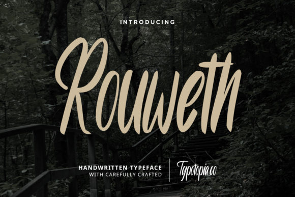 Rouweth Font: Bold Handwritten Style