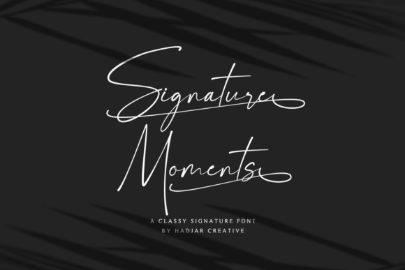 Signature Moments: A Script Font for Timeless Design