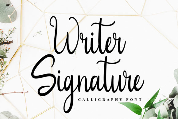 Writer Signature Font Review